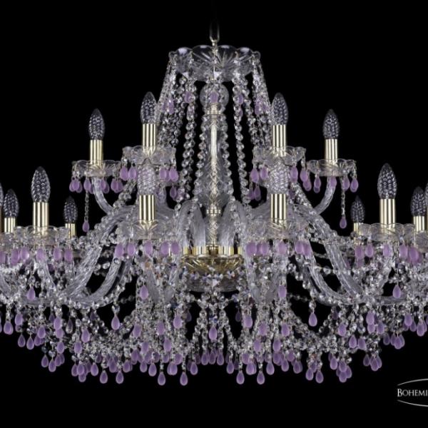 1410/12+6/360/G/V7010 Подвесная люстра Bohemia Ivele Crystal