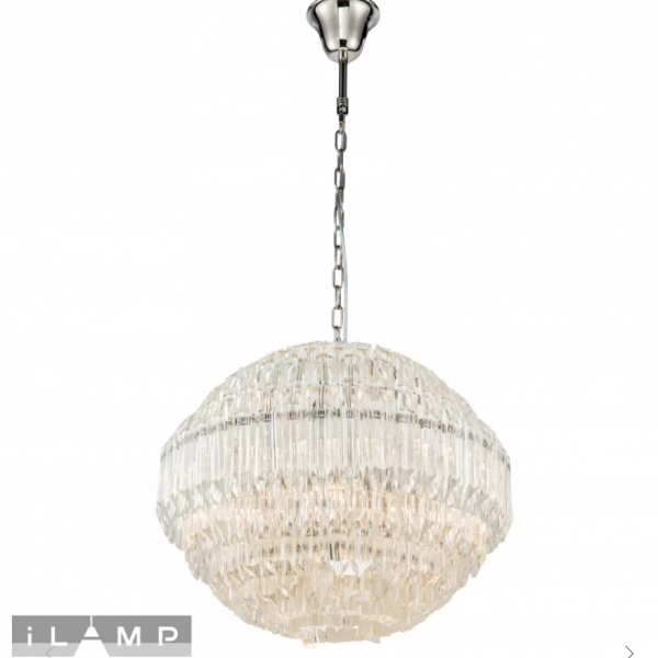 Подвесная люстра iLamp Manhattan 103D-10 Nickel