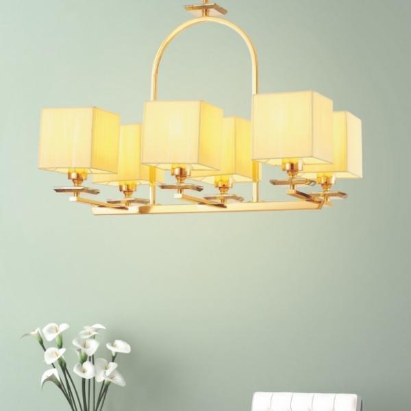 LDP 17100-6 GD Подвесная люстра Lumina Deco Liniano