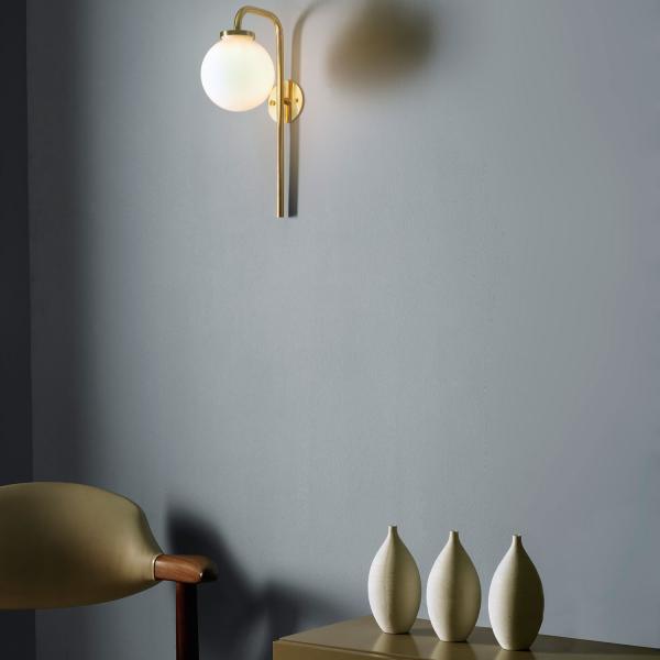 Бра Big bulb opal