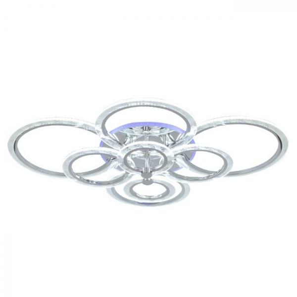 Светодиодная диммируемая люстра с пультом ДУ Seven Fires Odeon SF7052/9C-CR-RGB