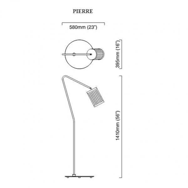 Торшер Pierre