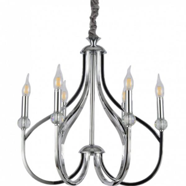 LDP 1250-6 CHR Подвесная люстра Lumina Deco Archetype