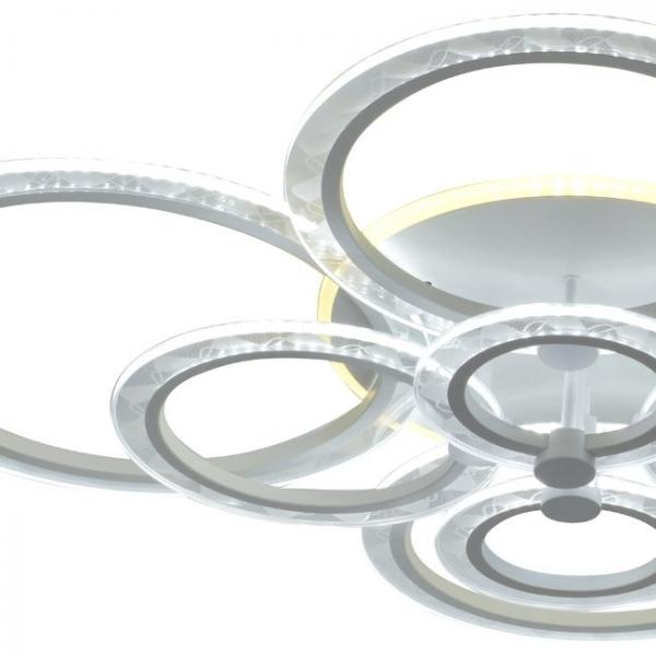 Светодиодная диммируемая люстра с пультом ДУ Seven Fires Odeon SF7052/9C-WT-BL