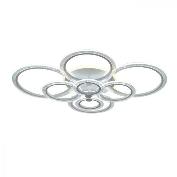 Светодиодная диммируемая люстра с пультом ДУ Seven Fires Odeon SF7052/9C-WT-BL