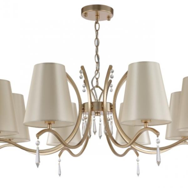 Подвесная люстра Crystal Lux Renata SP8 GOLD (3591/308)