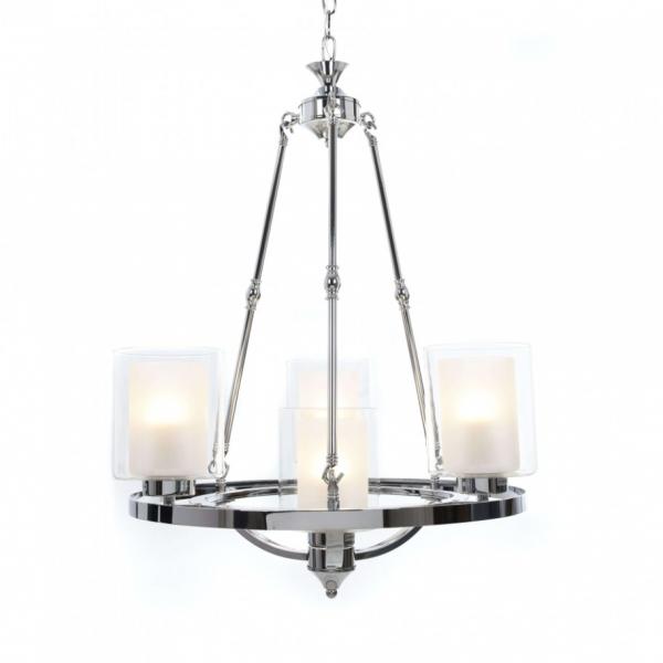 Подвесная люстра Lumina Deco Santini LDP 1220-4 CHR+WT