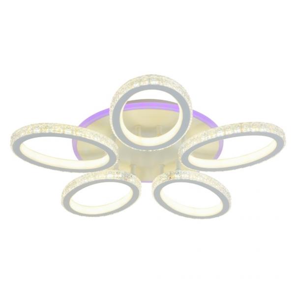 Светодиодная диммируемая люстра с ПДУ Profit Light 8033/5 WHT