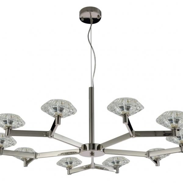 Подвесная люстра Crystal Lux Rebeca SP10 NICKEL (3540/310)
