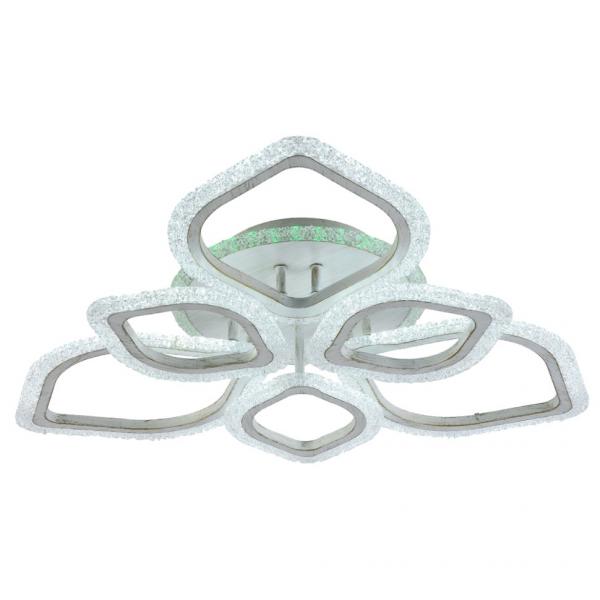 Светодиодная диммируемая люстра с ПДУ Profit Light 8018/3+3 PGD 114W+7W RGB