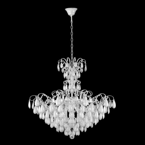 Подвесная люстра Crystal Lux Sevilia SP9 Silver (2941/309)
