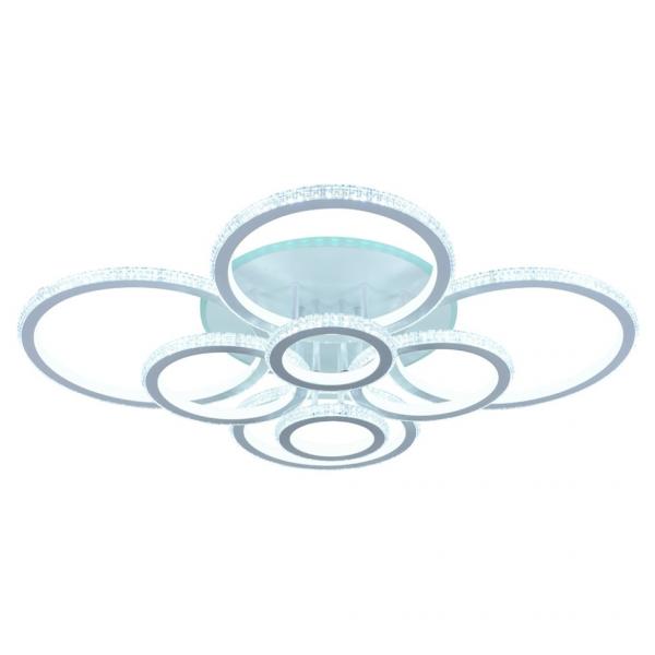 Светодиодная диммируемая люстра с ПДУ Profit Light 8017/8 WHT