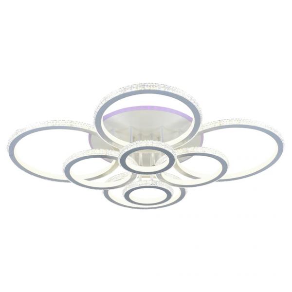 Светодиодная диммируемая люстра с ПДУ Profit Light 8017/8 WHT