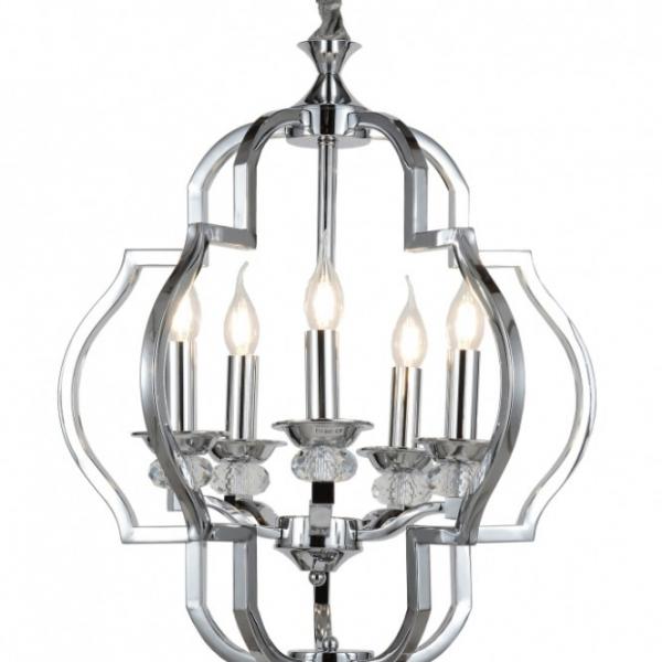 LDP 17078-5 CHR Подвесная люстра Lumina Deco Cesaro