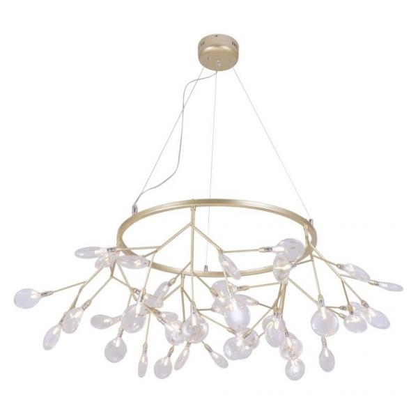 EVITA SP45 D GOLD/TRANSPARENT Люстра подвесная Crystal Lux EVITA