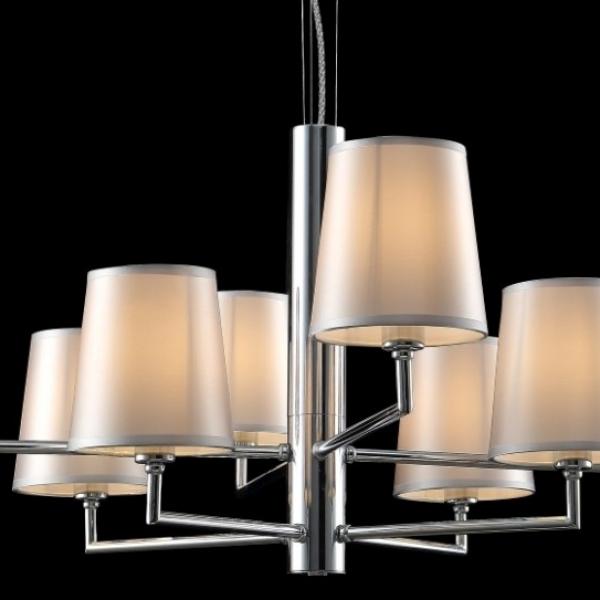 Подвесная люстра Crystal Lux Azul SP8 Chrome (0220/308)