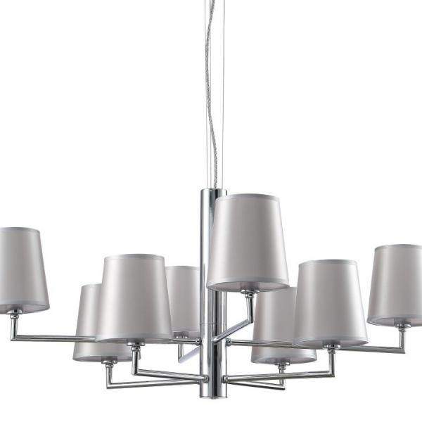 Подвесная люстра Crystal Lux Azul SP8 Chrome (0220/308)