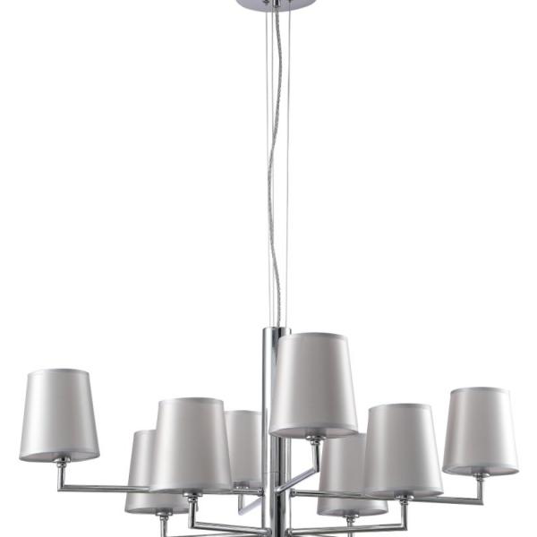 Подвесная люстра Crystal Lux Azul SP8 Chrome (0220/308)