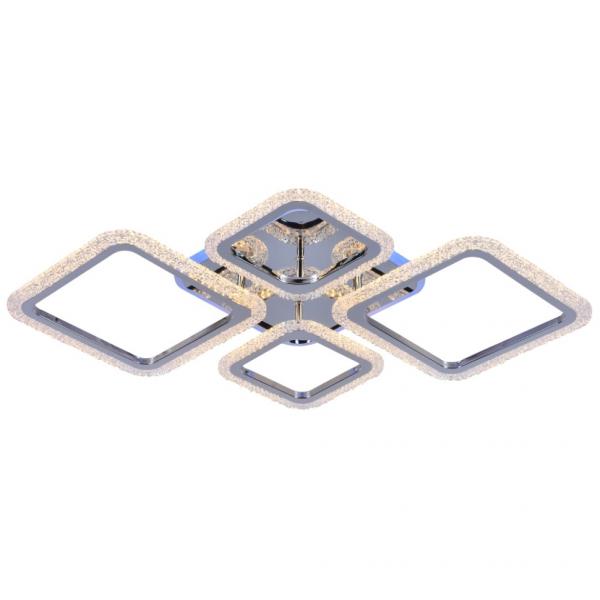 Светодиодная диммируемая люстра с ПДУ Profit Light 8015/2+2 CHR