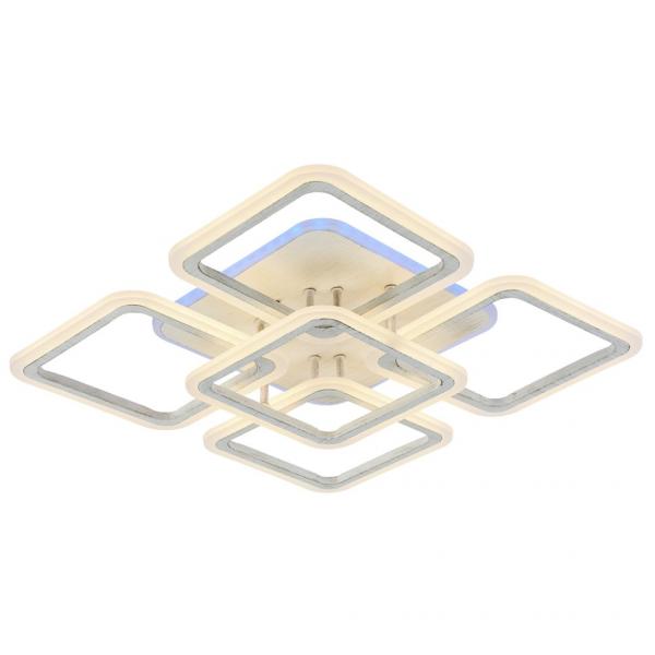 Светодиодная диммируемая люстра с ПДУ Profit Light 8075/4+1 PGD 140W+10W RGB