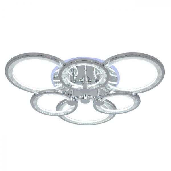 Люстра светодиодная диммируемая с ПДУ Seven Fires Ormarr SF7055/7C-CR-RGB