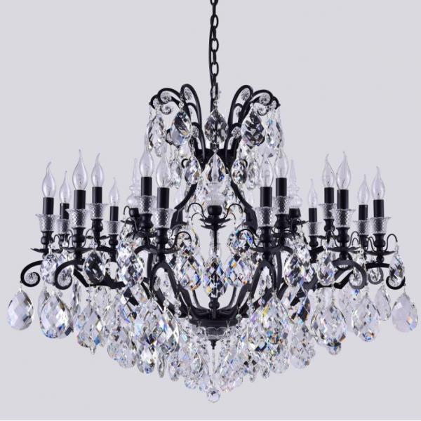 MAGNIFICO SP19 BLACK/TRANSPARENT Подвесная люстра CRYSTAL LUX MAGNIFICO