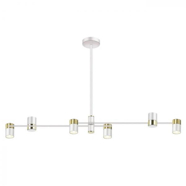 Люстра на штанге Lumien Hall Sauris LH8020/6P-WT-GD