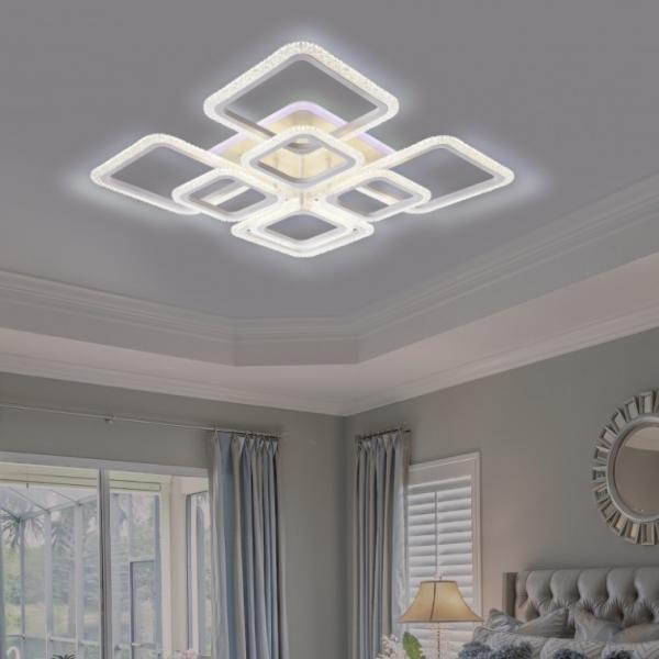 Потолочная диммируемая люстра с пультом ДУ Ambrella light FA5303 WH