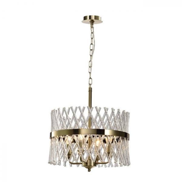 Люстра подвесная Lumien Hall Базиано LH3040/4P-CO-CL