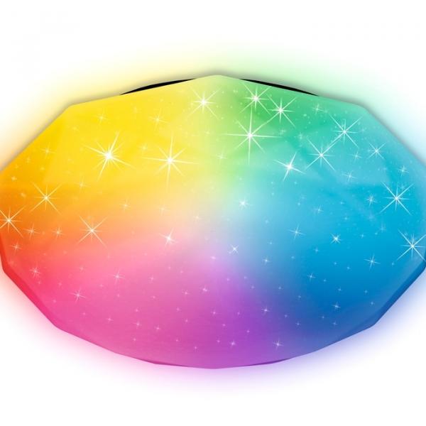 Светодиодный светильник c подсветкой RGB и пультом ДУ (инфракрасный) Ambrella light Dance FF418