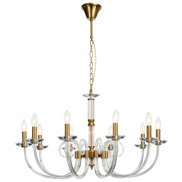 Подвесная люстра с хрусталем Glass Stilfort 1050/03/10P