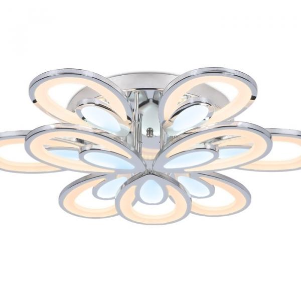 Потолочная светодиодная люстра с пультом д/у Ambrella light Acrylica FA471