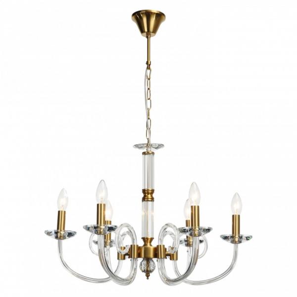 Подвесная люстра с хрусталем Glass Stilfort 1050/03/06P