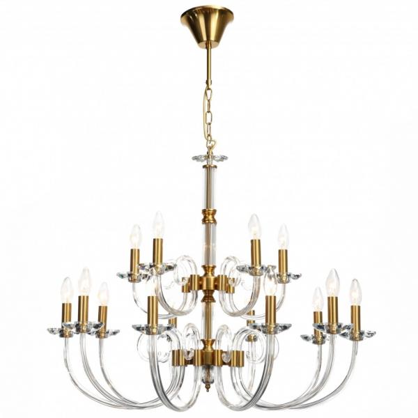 Подвесная люстра с хрусталем Glass Stilfort 1050/03/15P