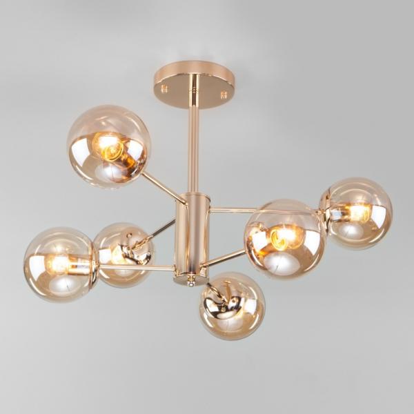 Люстра на штанге Евросвет Ascot 30166/6 золото a047250