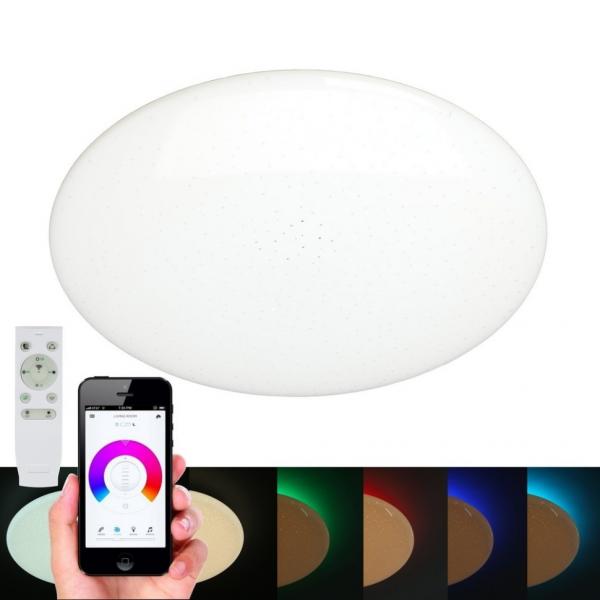 Люстра музыкальная с Bluetooth и пультом Omnilux Melofon OML-47337-48