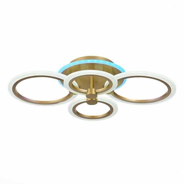 Светодиодная диммируемая люстра с ПДУ EvoLED Cerina SLE500522-04RGB