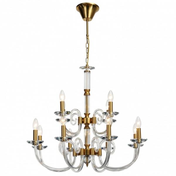 Подвесная люстра с хрусталем Glass Stilfort 1050/03/12P