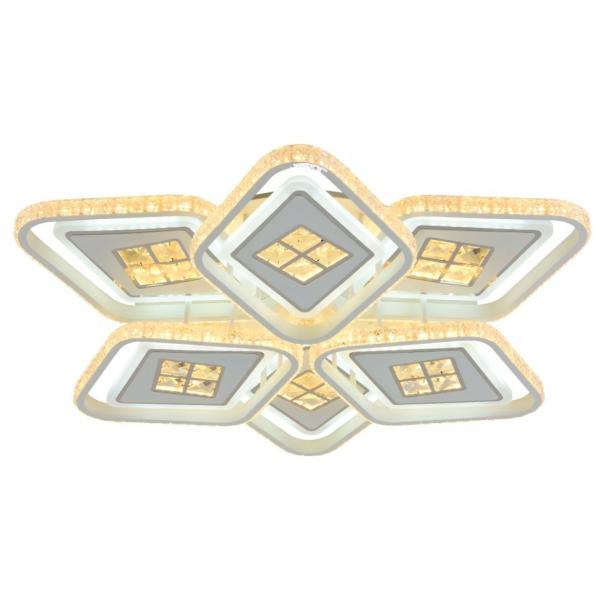 Светодиодная диммируемая люстра с ПДУ Profit Light 8054/3+3 WHT 324W