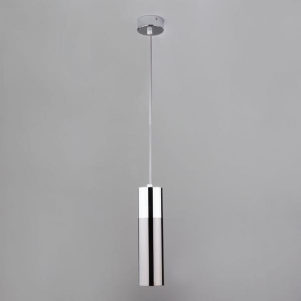 50135/1 LED хром/черный жемчуг Светодиодный подвесной светильник ЕВРОСВЕТ Double Topper