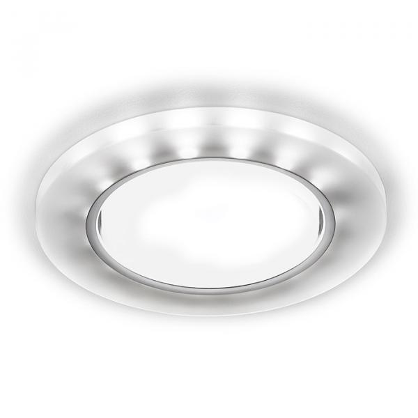Встраиваемый светильник с LED подсветкой Ambrella light Compo G214 CH/WH