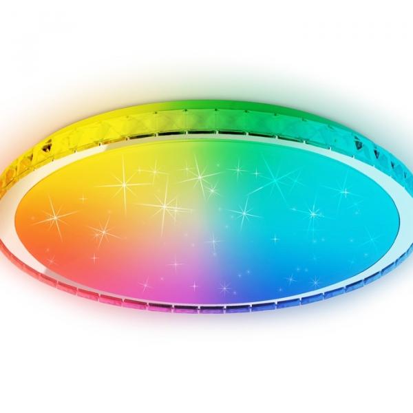 Светодиодный светильник c подсветкой RGB и пультом ДУ (инфракрасный) Ambrella light Dance FF502