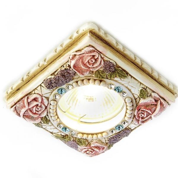 Встраиваемый светильник из гипса Gypsum Ambrella light D4450 PI