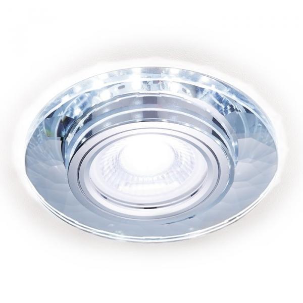 Встраиваемый светильник с LED подсветкой Ambrella light Compo LED S211 CL/WH