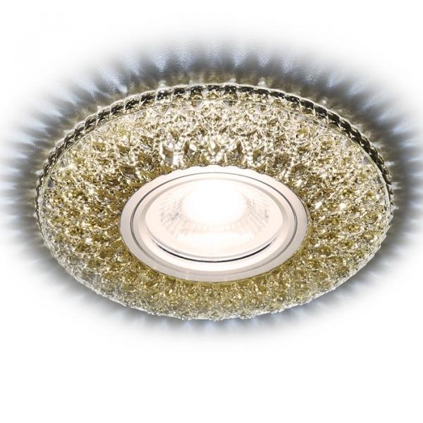 Встраиваемый светильник с LED подсветкой Ambrella light Compo spot S333 CF/CLD