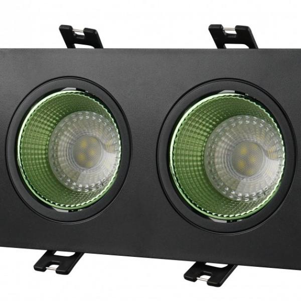 Встраиваемый светильник Denkirs DK3072-BK+GR
