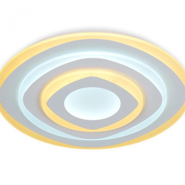 Потолочный светодиодный светильник с ПДУ Ambrella light Acrilic FA788