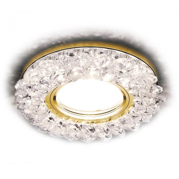 Встраиваемый светильник Ambrella light Led S701 CL/GD/WH