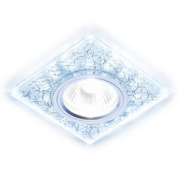 Встраиваемый светильник со LED подсветкой Ambrella light Compo LED S227 W/CH/C