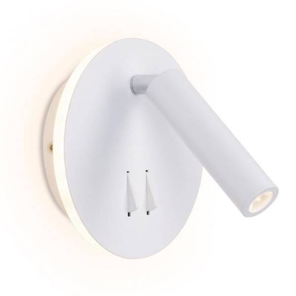FW251 WH/S Настенный поворотный светодиодный светильник с выключателем Ambrella light Sota